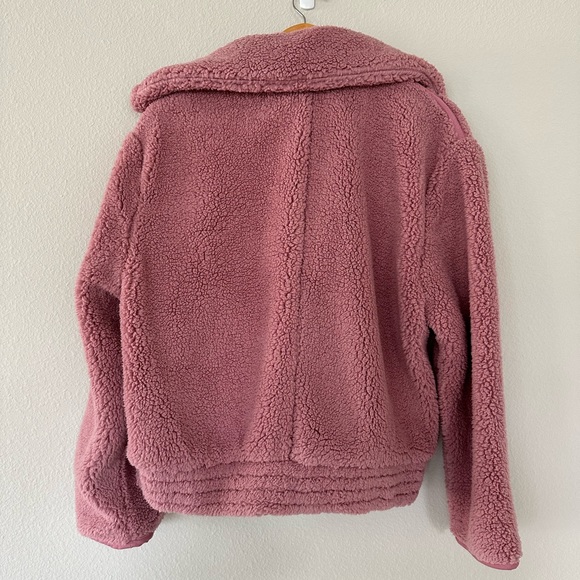 Free People Joplin Cozy Jacket Smoked Pink - Picture 5 of 7